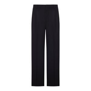 Ami Paris Men Tailored Wool Trousers With Pences